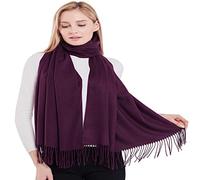 CJ Apparel Violet Épaisse Solide Couleur Unie Conception Népalaise Châle Secondes écharpe étole Wrap Nouvelle