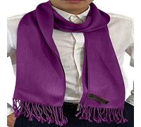 CJ Apparel Violet Homme Népalais Couleur unie Design Mode Tricoté Echarpe Echarpes Automne/Hiver Etoles NOUVEAU