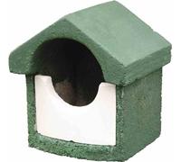 Nichoir Béton de Bois Halbhöhlenbrüter Vert