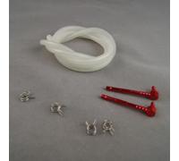 CJAXCG Conduite de Carburant à Haut débit for LOSI 5IVE-T HPI Baja 5B 5T 5SC Losi Desert Buggy XL DBXL 2.0(Rood)