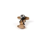 CJAXCG Jeu de Bras de Pare-Chocs de Direction symétrique CNC en Alliage adapté for 1/5 HPI ROFUN BAHA ROVAN KM Baja 5B 5T 5SC Rc Voiture Jouets pièces de Jeux(Titanium)