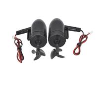 CJAXCG Propulseur sous-Marin 7.4V 12V, Moteur à balais 390, hélice étanche de 13cm avec hélice à 3 pales for pièces de Bateau à appâts RC(One Pair)