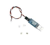 CJAXCG TBS Micro Programmable Moteur Son 3W Haut-Parleur USB Outil unité for Orlandoo F150 OH35P01 JJ Q64 Q65 K969 RC modèle de Voiture(Program USB)