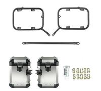 CJELPQ Porte-Bagages en Aluminium pour Moto pour Versys 1000 2019 2020 2021 2022, Sacoches avec Support Acier Inoxydable