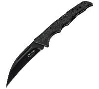 CJH Couteau de poche, Alu noir 44001