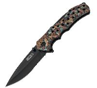 CJH Couteau pliant camo/noir 44009