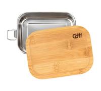 CJH - Edelstahl Lunch Box Bambus-Deckel - Conservation de la nourriture - XL - stainless steel / bamboo