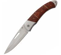 CJH grand couteau pliant avec support en bois