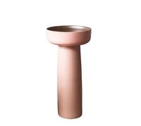 CJHFR472SG Classique Lavabo sur Pied en céramique avec Robinet et kit de vidange, lavabo extérieur sur Pied Lavabo de Salle de Bain(Pink)