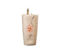 CJHFR472SG Classique Lavabo sur Pied en céramique for Salle de Bain avec Robinet et bonde Lavabo extérieur sur Pied Lavabo de Salle de Bain