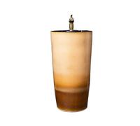 CJHFR472SG Classique Lavabo sur Pied en céramique for Salle de Bain avec Robinet et kit de vidange, lavabo autoportant for terrasse et Balcon Lavabo de Salle de Bain
