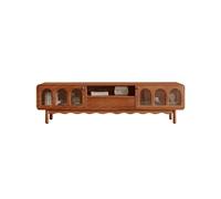 CJHFR472SG Console Média Espace de Rangement visuel, Meuble TV, Salon, ménage, Meuble de Rangement Simple, Meuble de Sol Multifonctionnel Centre de Divertissement