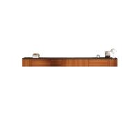 CJHFR472SG Console Média Meuble TV Flottant, Meuble Flottant, Console multimédia de Divertissement for Salon Centre de Divertissement(Brown Black,160x24x20cm)
