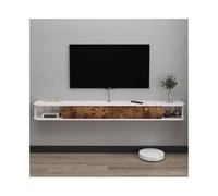CJHFR472SG Console Média Meuble TV Mural à 2 Portes, for Salon ou Bureau Centre de Divertissement(Grand)