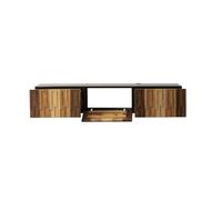 CJHFR472SG Console Média Meuble TV Mural Flottant avec 2 tiroirs, Console multimédia de Divertissement Centre de Divertissement(Moyen)