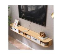 CJHFR472SG Console Média Meuble TV Mural Flottant for Salon, Salle à Manger et Chambre à Coucher Centre de Divertissement(Natural)