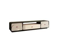 CJHFR472SG Console Média Meuble TV sur Pied for Salon, Meuble de Rangement cloisonné à 3 tiroirs Centre de Divertissement