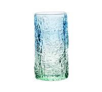 CJHFR472SG Élégant Verres à boire dégradés, gobelets eau sans pied en grains d'arbre colorés for la maison, le bar, lait, jus, vin, bière Verrerie(Grand)