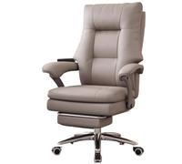 CJHFR472SG Fauteuil Bureau Chaise de Bureau inclinable en Cuir de Luxe for la Maison et Les études, Chaise d'ordinateur Confortable Classique