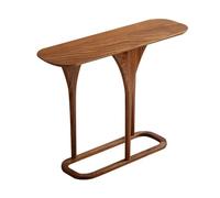 CJHFR472SG Home Table console fine de 119 cm avec base géométrique de style ferme, table de canapé épaisse derrière le canapé pour salon, foyer, couloir derrière le canapé