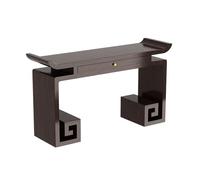 CJHFR472SG Home Table console moderne en bois massif, table de canapé, table d'entrée étroite pour couloir, derrière le canapé, salon, foyer, assemblage facile derrière le canapé (taille L)