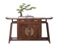 CJHFR472SG Home Table d'entrée moderne et rustique de 150,3 cm, table console de canapé avec poignées en métal, table de couloir pour entrée, couloir, salon derrière le canapé