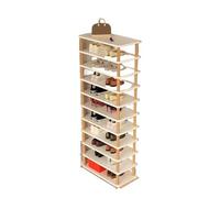 CJHFR472SG Indépendant Étagère à Chaussures, Porte de Maison, Simple, Multicouche, Petit dortoir étroit, Armoire à Chaussures l'Entrée de la Maison(Blanc)
