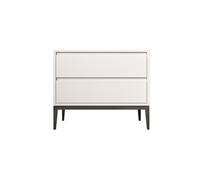 CJHFR472SG Moderne Armoire de Rangement Blanche/Grise/Beige avec tiroirs, Table de Chevet en Bois Massif for Salon, Chambre, Cuisine Pratique(Blanc)