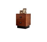 CJHFR472SG Moderne Armoire de Rangement en Bois Massif avec tiroirs de Couleur Marron, Petite Armoire de Chevet en Bois Massif for Salon, Chambre à Coucher, Salle d'étude Pratique
