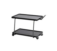 CJHFR472SG Moderne Chariot Mobile, Petite Table d'appoint de Rangement for canapé, Table Basse, Chariot de Salle à Manger (Noir) Simple