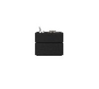 CJHFR472SG Moderne Nightstand, Solid Wood Storage Cabinet Sideboard with Two Drawers, Solid Wood Filing Cabinet for Living Room, Bedroom and Study Pratique(Noir)