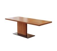 CJHFR472SG Moderne Table à Manger rectangulaire Moderne en Bois Massif, Bureau d'étude, Station de Travail for Ordinateur Portable pin avec Base Stable Table PC(XXL)