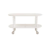 CJHFR472SG Moderne Table Basse de Salon pouvant être déplacée, Plusieurs côtés de canapé, Chariot latéral de Salle à Manger, Petite Table de Couture de Type Appartement Simple(Blanc,100cm)