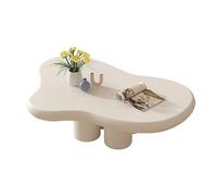 CJHFR472SG Moderne Table Basse, Design irrégulier créatif for Petits Salons, Meubles minimalistes Modernes, décoration intérieure Simple(100x69x40cm)
