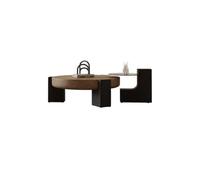 CJHFR472SG Moderne Table Basse en Bois de Noyer for Salon, Design de Luxe Minimaliste, Table à thé Moderne for Petits espaces Simple