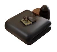 CJHFR472SG Moderne Table Basse en Verre créative Minimaliste, Design de Luxe, Ensemble de Table en Forme de Livre for Salons Modernes Simple(Noir,100cm)