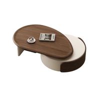 CJHFR472SG Moderne Table Basse Extensible de Luxe Moderne au Design Compact for Les Petits Salons, Table à thé réglable Haut de Gamme Simple