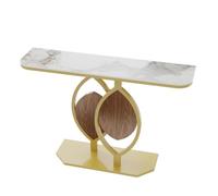 CJHFR472SG Moderne Table d'appoint de canapé avec Cadre en métal, Commode, Table décorative d'entrée, Bureau, café, Bar Simple