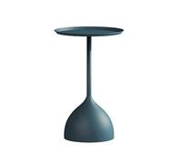 CJHFR472SG Moderne Table d'appoint Ronde for canapé, Petite Table en métal for Le Salon, collations for Petits espaces, Chambre, Salon, café et Bureau Simple(Blue)