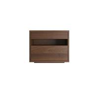 CJHFR472SG Moderne Table de Chevet en Bois Massif de Couleur Bois Originale, Meubles de Chambre à Coucher, buffets de Rangement de Salon Vintage Pratique(Bruin,Petit)