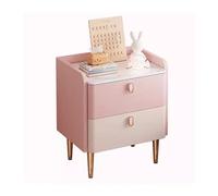 CJHFR472SG Moderne Table de Chevet en Bois Massif de Style crème Minimaliste, Petite Armoire de Rangement Pratique(A)
