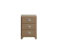 CJHFR472SG Moderne Table de Chevet en Bois Massif, Meuble de Chambre à Coucher, Rangement Minimaliste, Petite Table de Chevet, Buffet de Rangement Vintage for Salon Pratique(Bruin)
