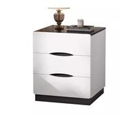 CJHFR472SG Moderne Table de Chevet Minimaliste for Chambre à Coucher, Meuble de Rangement for extrémité de lit, Petite Armoire de Rangement Pratique