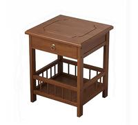CJHFR472SG Moderne Table de Chevet Simple avec Rangement for Petite Chambre à Coucher, Meuble de Chevet en Bois avec tiroirs carrés avec clôture, Table de Nuit for Chambre à Coucher Pratique(Grand)
