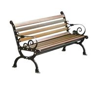 CJHFR472SG modernité Banc de Jardin avec Dossier, Chaise de Loisirs en Aluminium moulé, Chaise de Balcon for Patio Meuble(Petit)