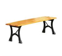 CJHFR472SG modernité Banc de Jardin extérieur sans Dossier, en Fonte, for terrasse, Parc, Cour, siège de Loisirs extérieur Meuble(120cm)