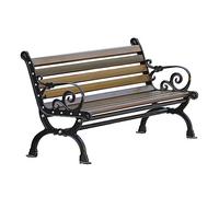 CJHFR472SG modernité Banc de Jardin, idéal for Cour, Parc, allée, pelouse, terrasse Meuble(150x57x77CM)