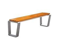 CJHFR472SG modernité Banc d'extérieur sans Dossier, Chaise de Jardin en Acier Inoxydable, for Balcon, terrasse, bancs de Loisirs Meuble