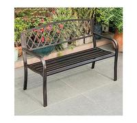 CJHFR472SG modernité Bancs de terrasse d'extérieur, chaises de Jardin décoratives en métal Vintage - Mobilier de Porche Meuble(Bronze)