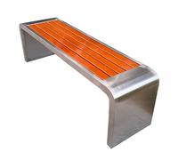 CJHFR472SG modernité Chaise de Parc en Acier Inoxydable, bancs d'extérieur, bancs, Cour, Loisirs communautaires Meuble(Moyen)